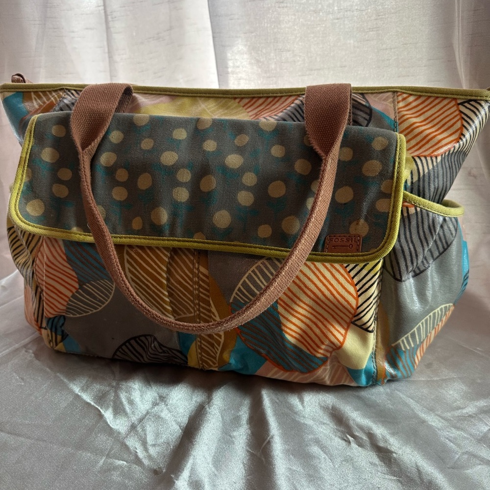 Fossil Vibrant Colored Baby Bag